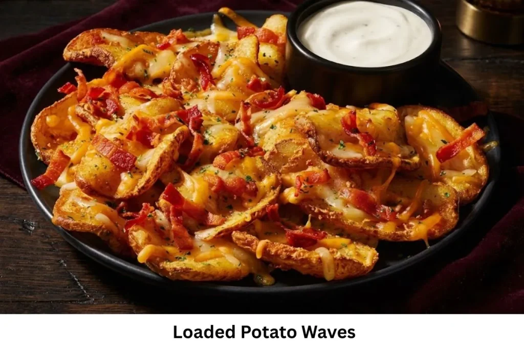 Applebee’s Appetizers Menu With Prices & Calories Loaded Potato Waves