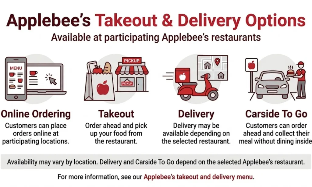 applebees takeout delivery