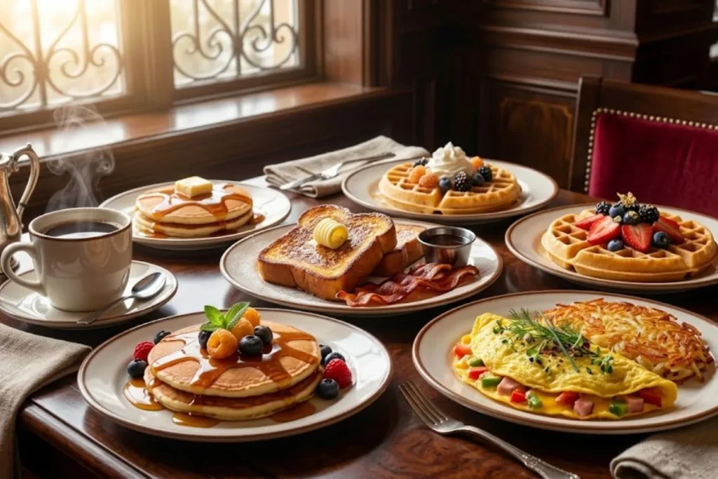 Does Applebee's serve breakfast in 2026 menu hours and prices featuring pancakes, waffles, omelette, French toast, and breakfast dishes