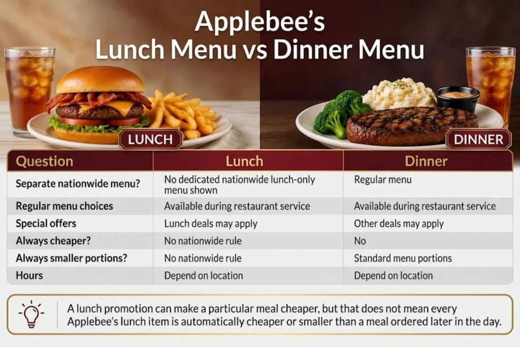 luch and dinner