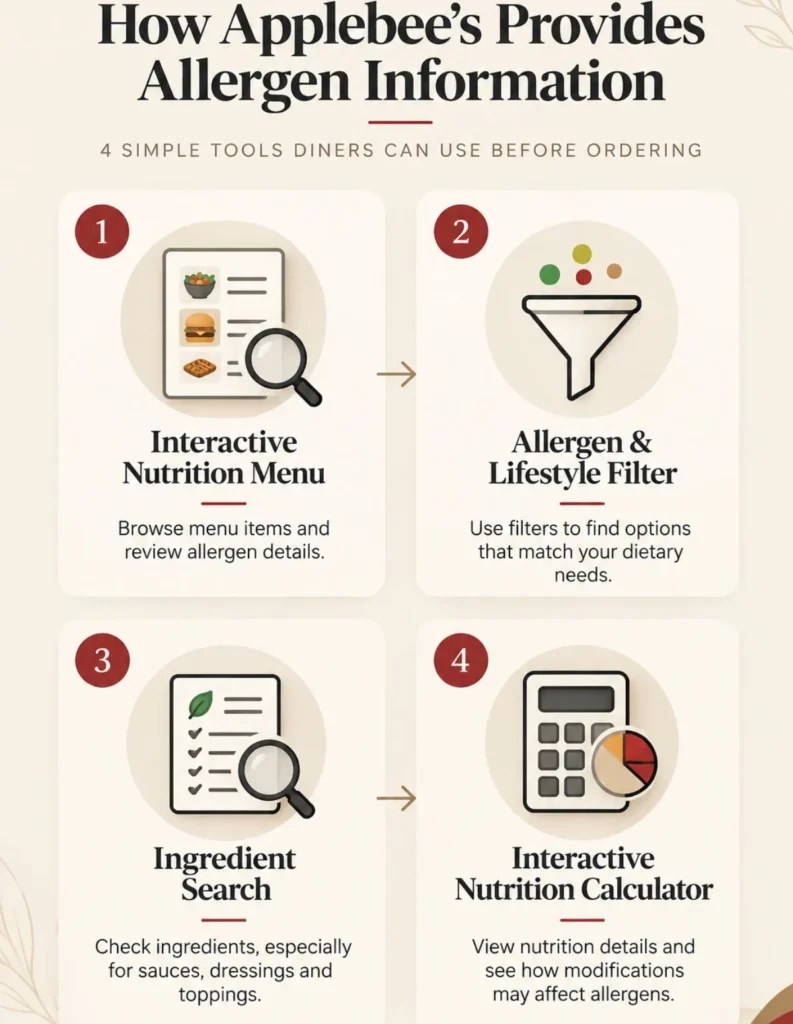 Applebee’s allergen menu tools and nutrition guide